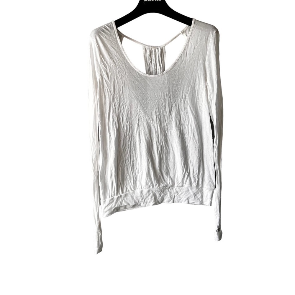 Alo Yoga Sculpt Open Back long sleeve top